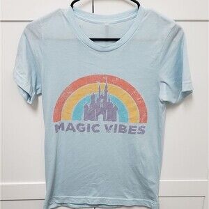 Canvas Bella Canvas Disney Castle Womens T-shirt Adult Small